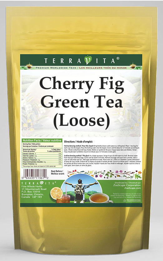 Cherry Fig Green Tea (Loose)