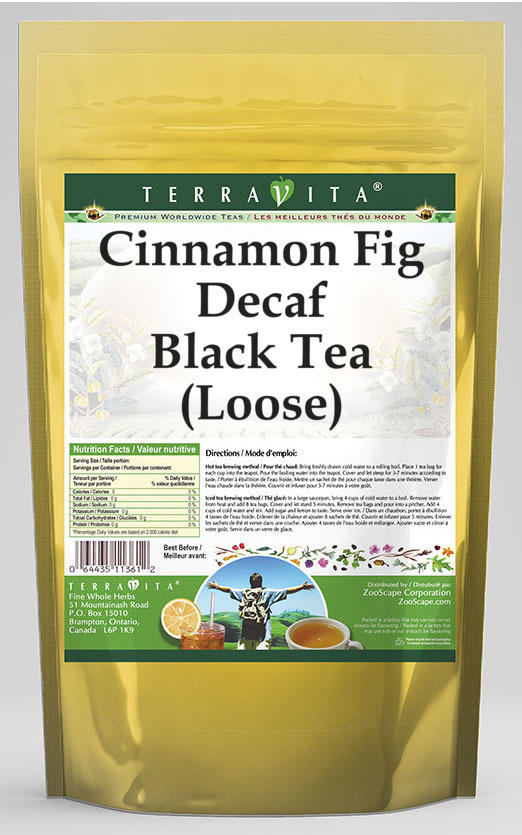 Cinnamon Fig Decaf Black Tea (Loose)