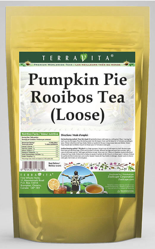Pumpkin Pie Rooibos Tea (Loose)