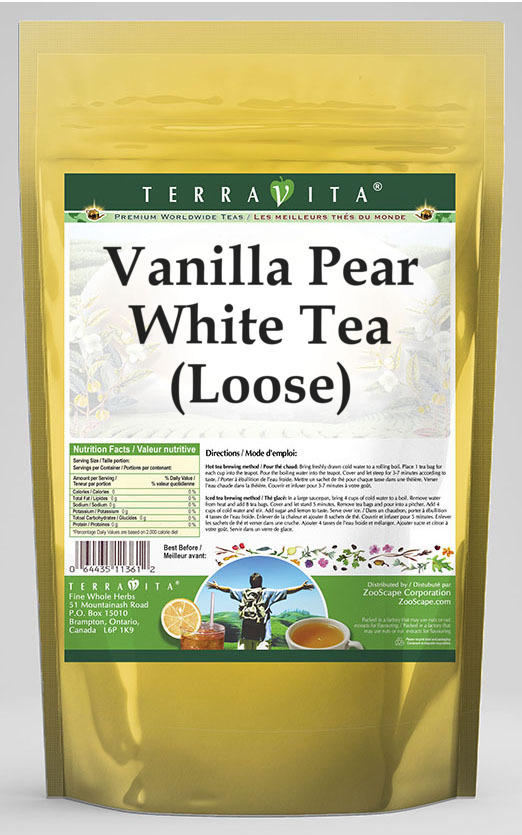 Vanilla Pear White Tea (Loose)