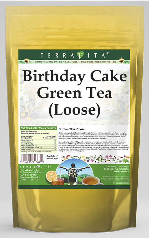 Birthday Cake Green Tea (Loose)