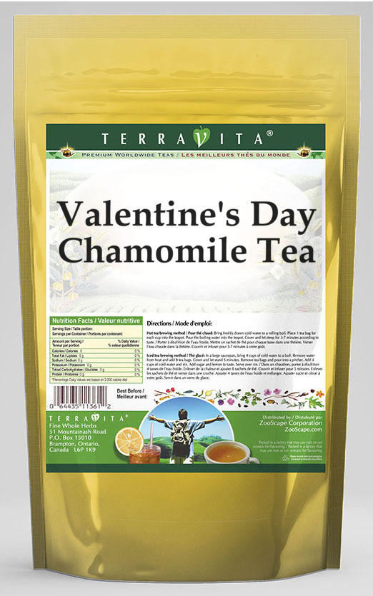 Valentine's Day Chamomile Tea