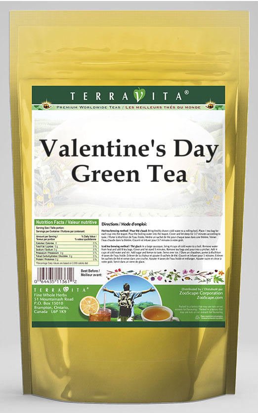 Valentine's Day Green Tea