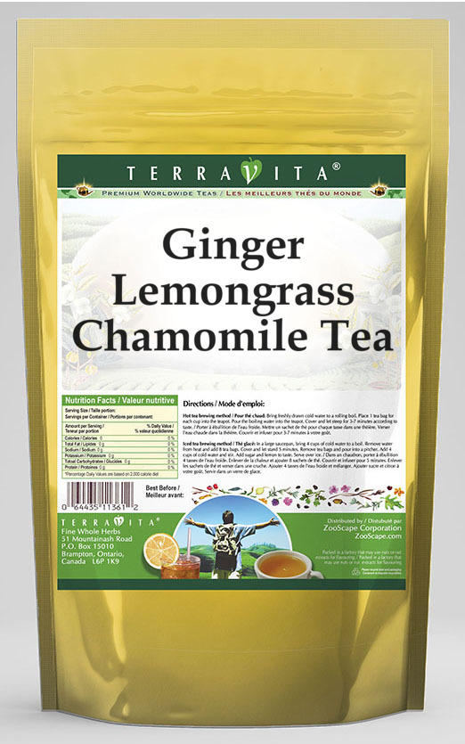 Ginger Lemongrass Chamomile Tea