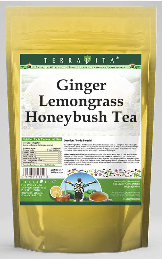 Ginger Lemongrass Honeybush Tea