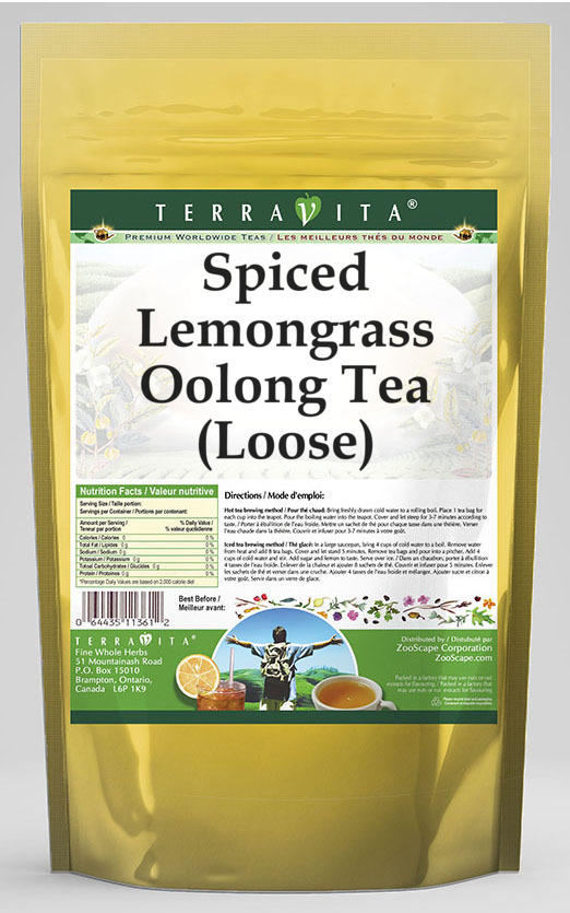 Spiced Lemongrass Oolong Tea (Loose)