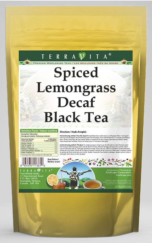Spiced Lemongrass Decaf Black Tea