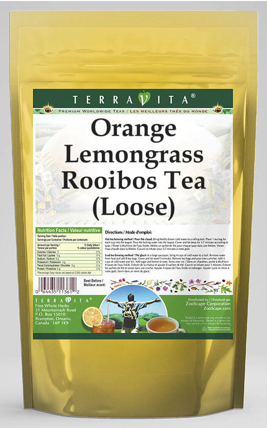 Orange Lemongrass Rooibos Tea (Loose)
