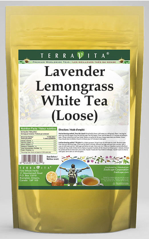 Lavender Lemongrass White Tea (Loose)