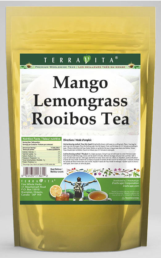 Mango Lemongrass Rooibos Tea
