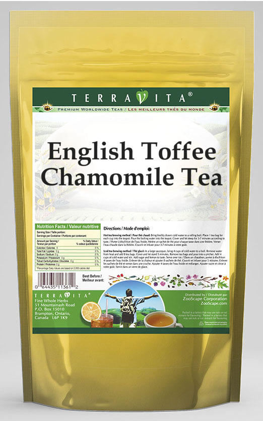 English Toffee Chamomile Tea