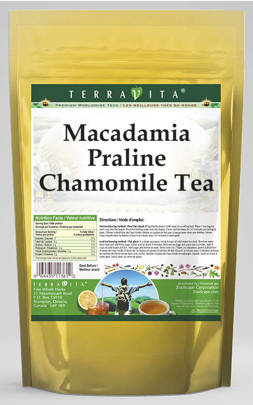Macadamia Praline Chamomile Tea