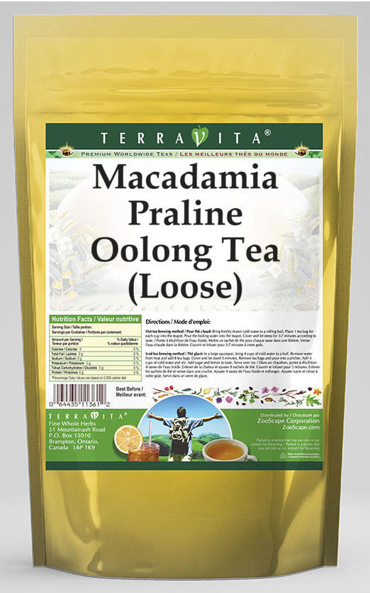 Macadamia Praline Oolong Tea (Loose)