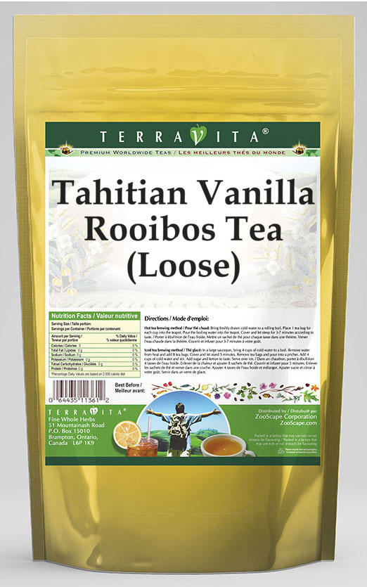 Tahitian Vanilla Rooibos Tea (Loose)