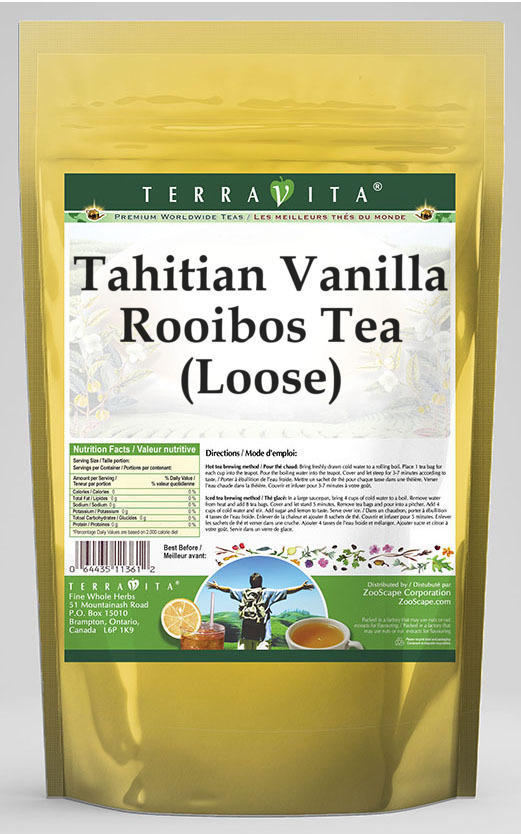 Tahitian Vanilla Rooibos Tea (Loose)