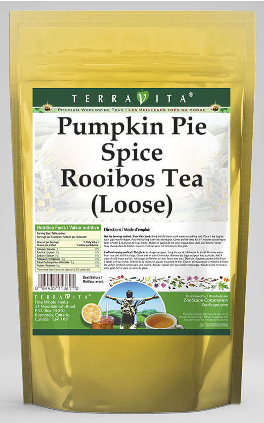 Pumpkin Pie Spice Rooibos Tea (Loose)