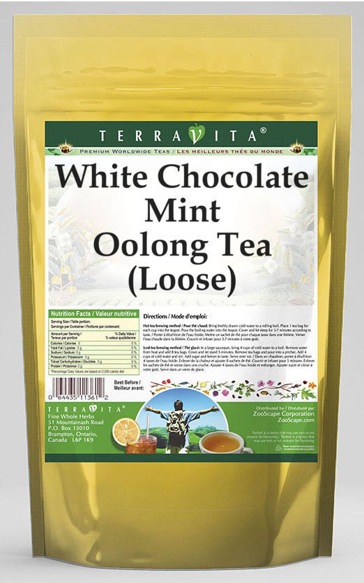 White Chocolate Mint Oolong Tea (Loose)