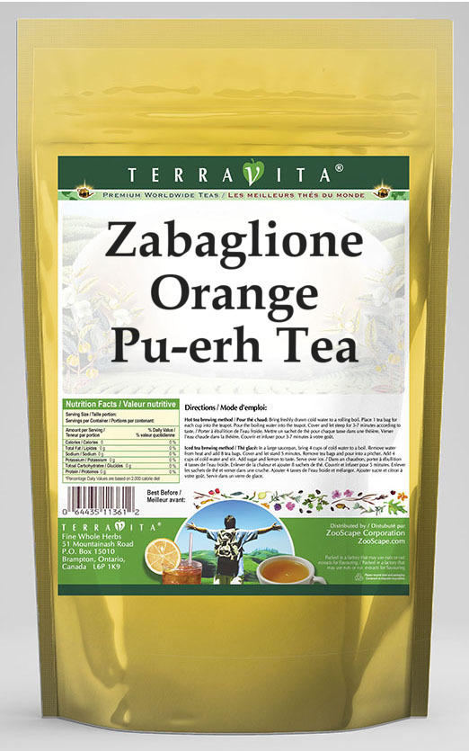 Zabaglione Orange Pu-erh Tea