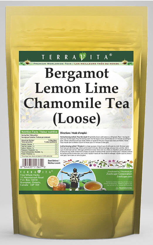Bergamot Lemon Lime Chamomile Tea (Loose)