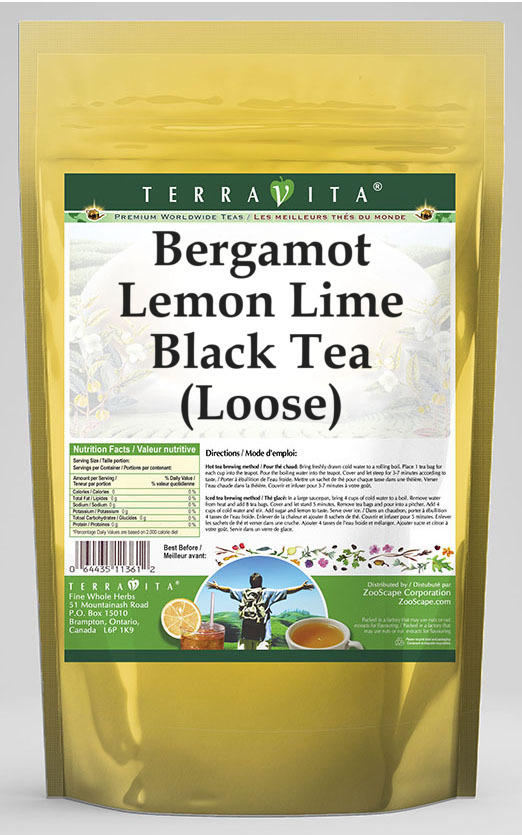 Bergamot Lemon Lime Black Tea (Loose)