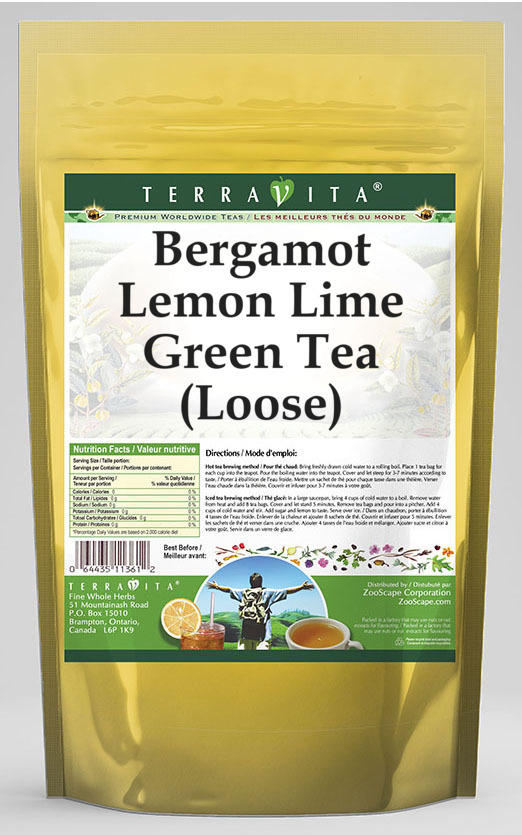 Bergamot Lemon Lime Green Tea (Loose)