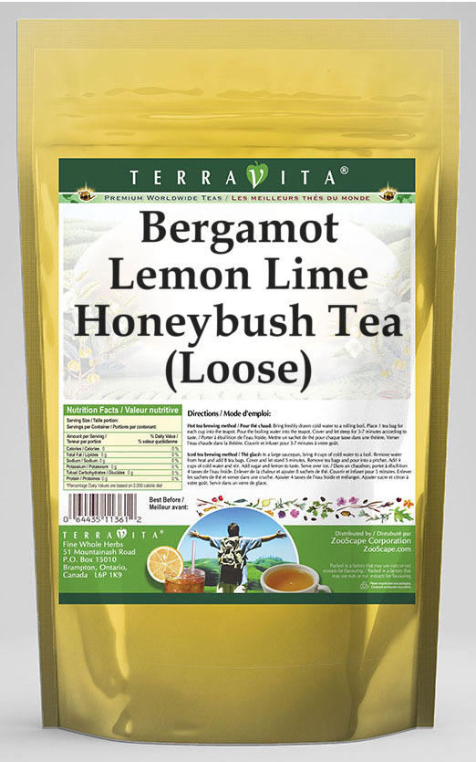 Bergamot Lemon Lime Honeybush Tea (Loose)