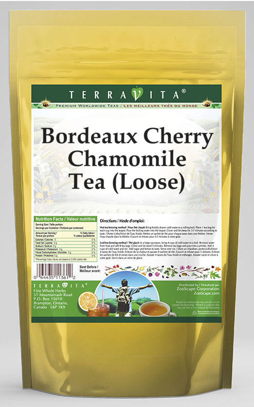 Bordeaux Cherry Chamomile Tea (Loose)