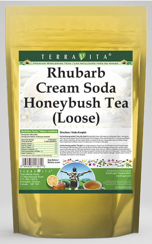 Rhubarb Cream Soda Honeybush Tea (Loose)