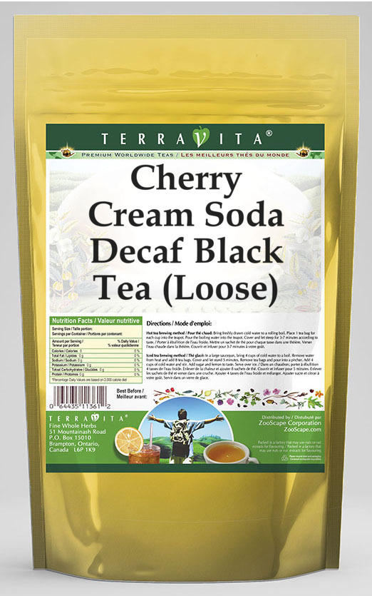 Cherry Cream Soda Decaf Black Tea (Loose)