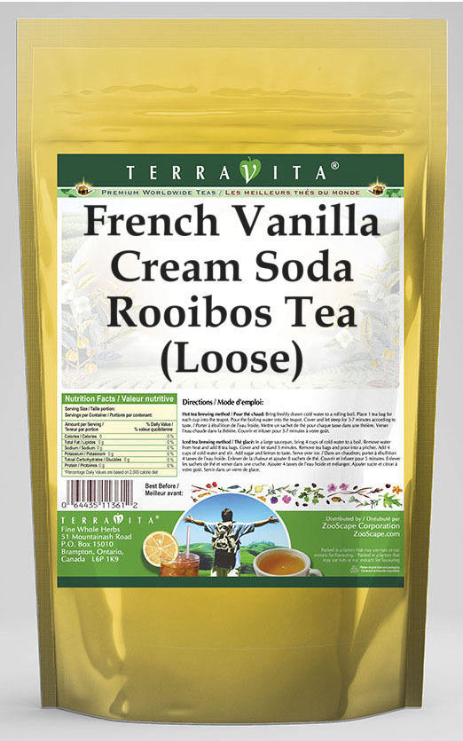 French Vanilla Cream Soda Rooibos Tea (Loose)