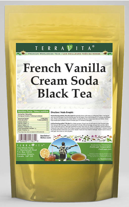 French Vanilla Cream Soda Black Tea