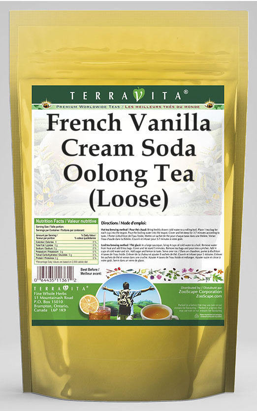 French Vanilla Cream Soda Oolong Tea (Loose)