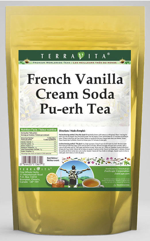 French Vanilla Cream Soda Pu-erh Tea