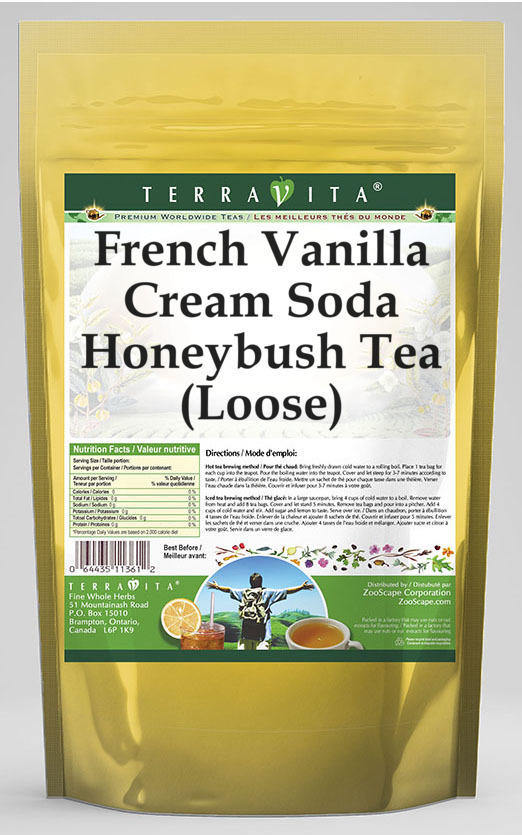 French Vanilla Cream Soda Honeybush Tea (Loose)