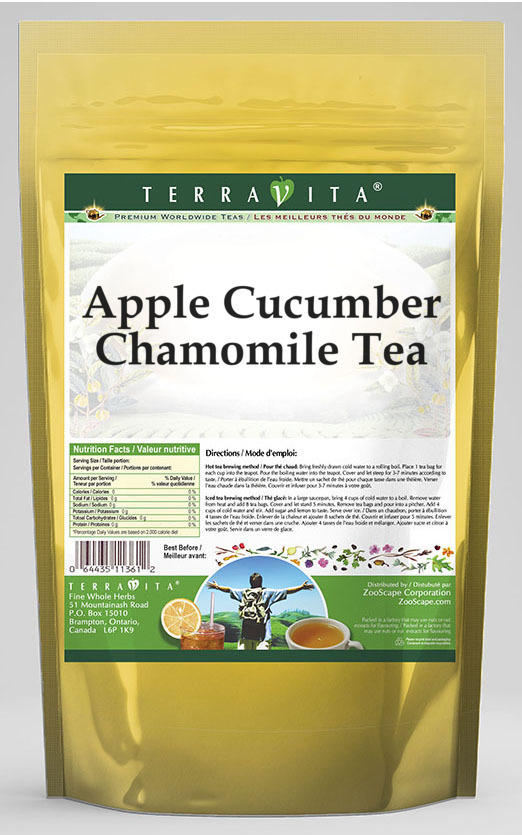 Apple Cucumber Chamomile Tea