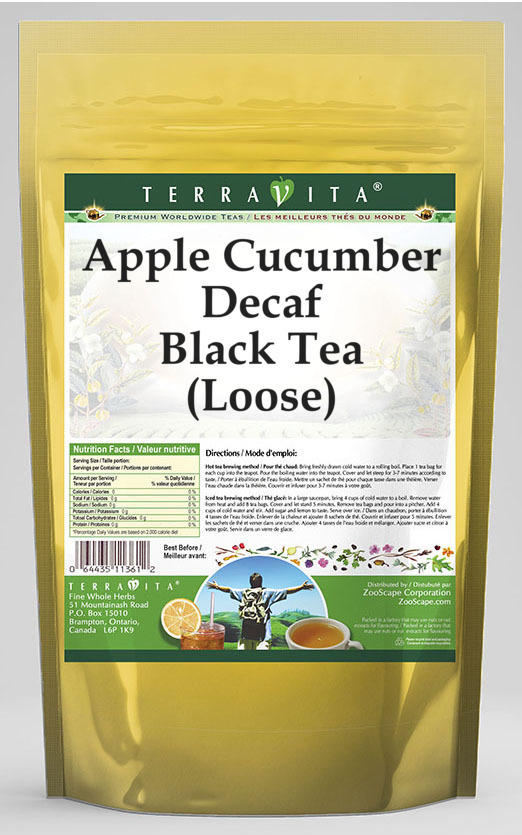 Apple Cucumber Decaf Black Tea (Loose)