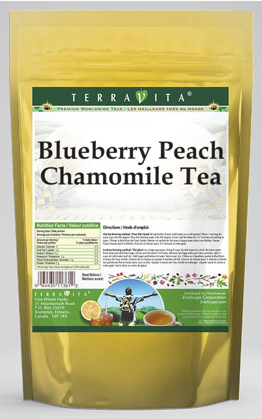 Blueberry Peach Chamomile Tea