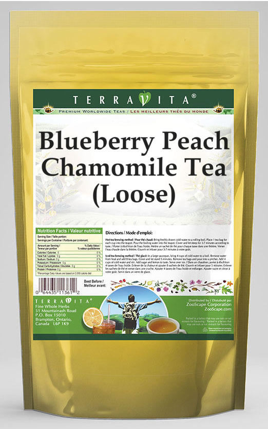 Blueberry Peach Chamomile Tea (Loose)