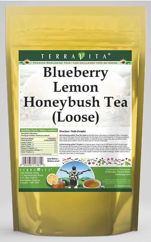 Blueberry Lemon Honeybush Tea (Loose)