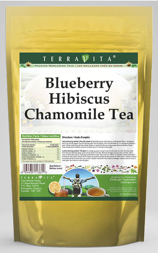 Blueberry Hibiscus Chamomile Tea