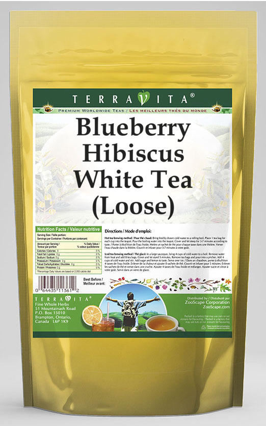 Blueberry Hibiscus White Tea (Loose)