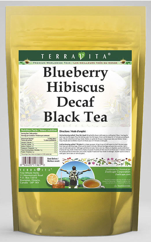 Blueberry Hibiscus Decaf Black Tea