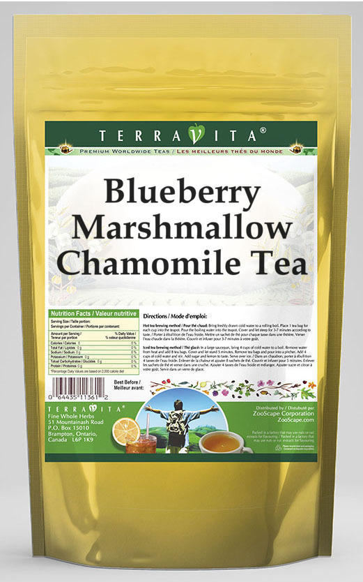 Blueberry Marshmallow Chamomile Tea