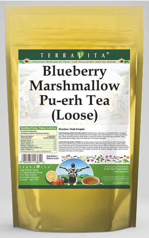 Blueberry Marshmallow Pu-erh Tea (Loose)