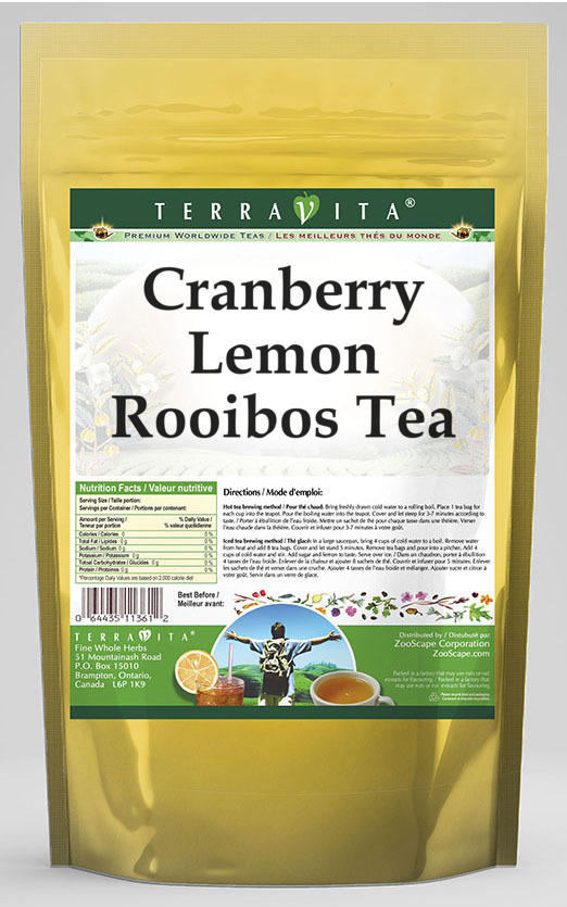 Cranberry Lemon Rooibos Tea