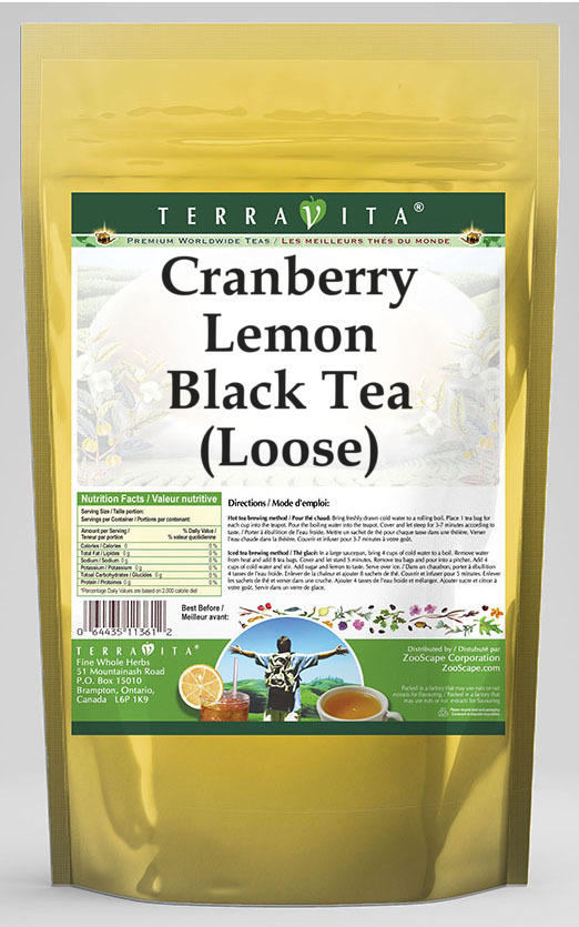 Cranberry Lemon Black Tea (Loose)