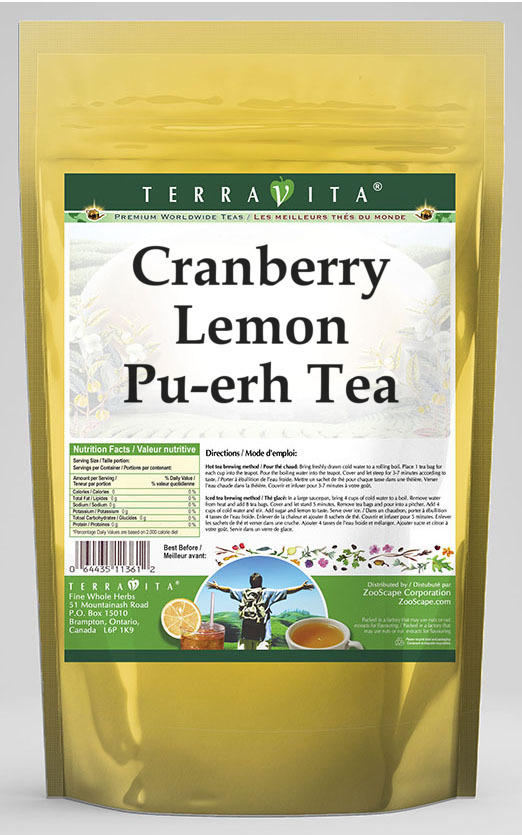 Cranberry Lemon Pu-erh Tea