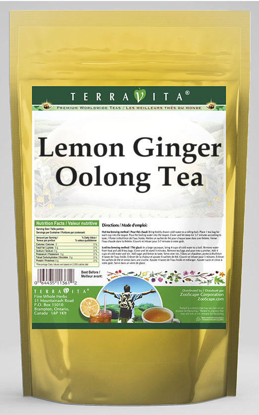 Lemon Ginger Oolong Tea