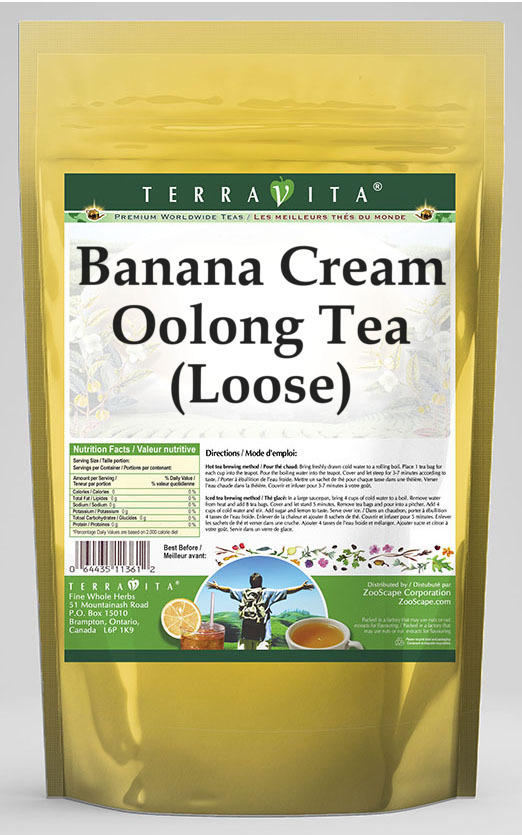 Banana Cream Oolong Tea (Loose)