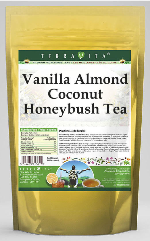 Vanilla Almond Coconut Honeybush Tea